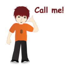 RED is a sweet but mean guy sticker #6262346