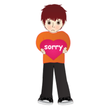 RED is a sweet but mean guy sticker #6262371