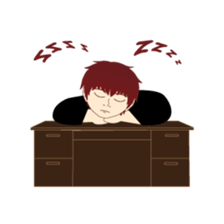 RED is a sweet but mean guy sticker #6262373