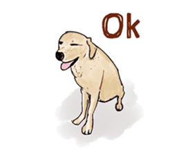 "White" The Lonely Dog sticker #6262697