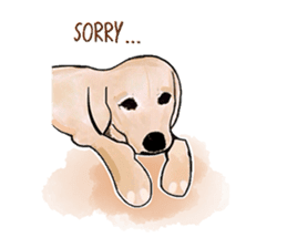 "White" The Lonely Dog sticker #6262699