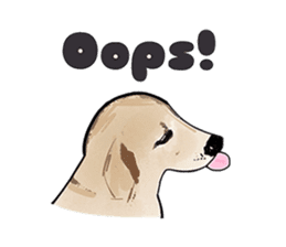 "White" The Lonely Dog sticker #6262701