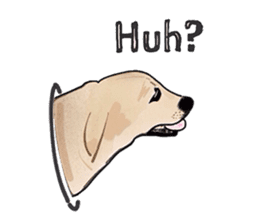 "White" The Lonely Dog sticker #6262702