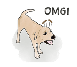 "White" The Lonely Dog sticker #6262706