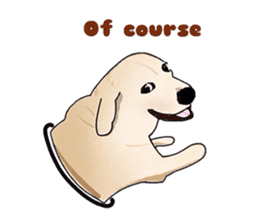 "White" The Lonely Dog sticker #6262712