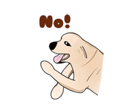 "White" The Lonely Dog sticker #6262715