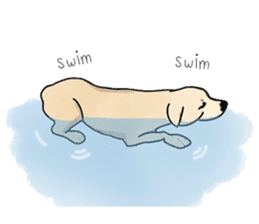 "White" The Lonely Dog sticker #6262722