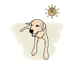 "White" The Lonely Dog sticker #6262723