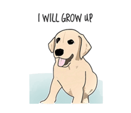 "White" The Lonely Dog sticker #6262728