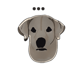 "White" The Lonely Dog sticker #6262730