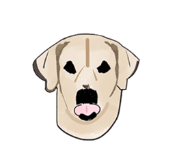 "White" The Lonely Dog sticker #6262731