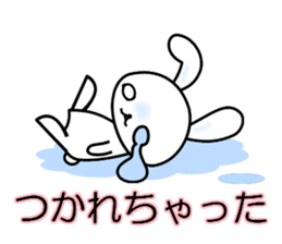 Crying pretty rabbit (new) sticker #6263037