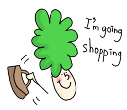 Broccoli Afro sticker #6263177