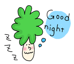 Broccoli Afro sticker #6263179