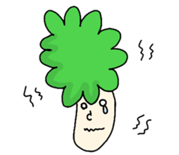 Broccoli Afro sticker #6263201