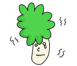 Broccoli Afro sticker #6263201