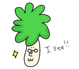 Broccoli Afro sticker #6263203