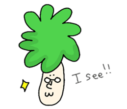 Broccoli Afro sticker #6263203