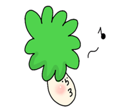 Broccoli Afro sticker #6263206