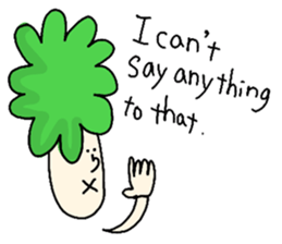 Broccoli Afro sticker #6263208