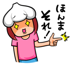 Continued! ! I love garlic girl sticker #6263418