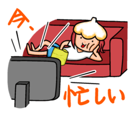 Continued! ! I love garlic girl sticker #6263419