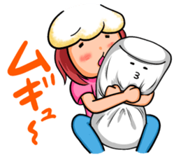 Continued! ! I love garlic girl sticker #6263424