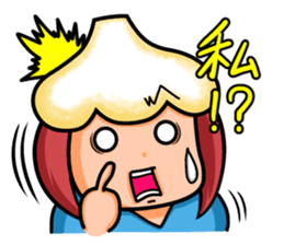 Continued! ! I love garlic girl sticker #6263427