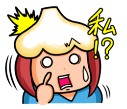 Continued! ! I love garlic girl sticker #6263427