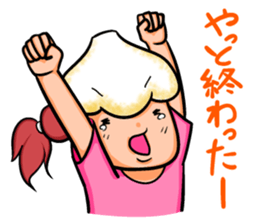 Continued! ! I love garlic girl sticker #6263430