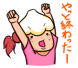 Continued! ! I love garlic girl sticker #6263430