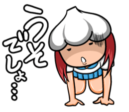 Continued! ! I love garlic girl sticker #6263431