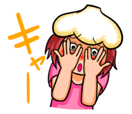 Continued! ! I love garlic girl sticker #6263436