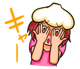 Continued! ! I love garlic girl sticker #6263436