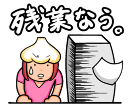 Continued! ! I love garlic girl sticker #6263438