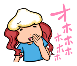 Continued! ! I love garlic girl sticker #6263441