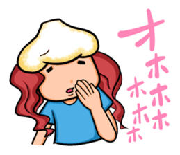 Continued! ! I love garlic girl sticker #6263441