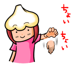 Continued! ! I love garlic girl sticker #6263448