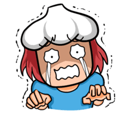 Continued! ! I love garlic girl sticker #6263451