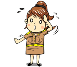 Aoisoi Browny Girl sticker #6263497