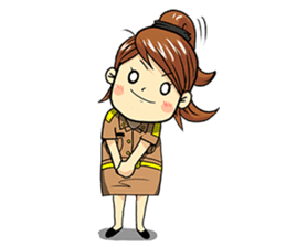 Aoisoi Browny Girl sticker #6263498