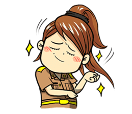 Aoisoi Browny Girl sticker #6263500