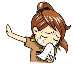 Aoisoi Browny Girl sticker #6263501