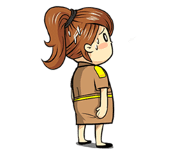 Aoisoi Browny Girl sticker #6263504