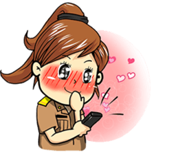 Aoisoi Browny Girl sticker #6263509