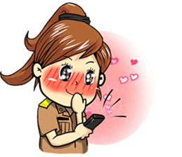Aoisoi Browny Girl sticker #6263509