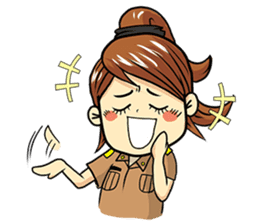 Aoisoi Browny Girl sticker #6263511