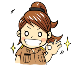 Aoisoi Browny Girl sticker #6263515