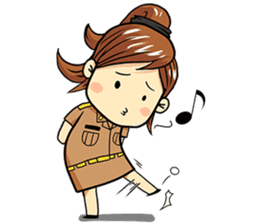 Aoisoi Browny Girl sticker #6263518