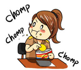 Aoisoi Browny Girl sticker #6263520
